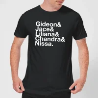 Magic The Gathering Names Men's T-Shirt - Black - undefined undefined