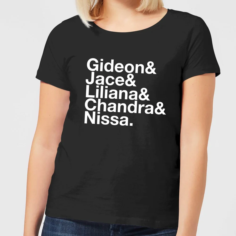 Magic The Gathering Names Women's T-Shirt - Black - S - Black Image 1