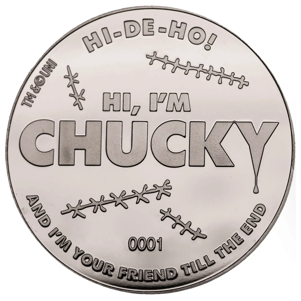 Chucky Collector's Limited Edition Coin: Silver Variant Image 1