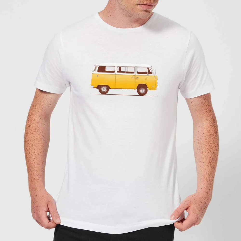 Florent Bodart Yellow Van Men's T-Shirt - White - 5XL Image 1