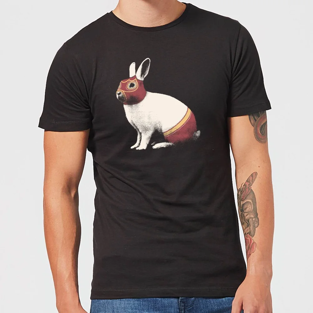 Florent Bodart Lapin Catcheur Men's T-Shirt - Black - 3XL - Black Image 1