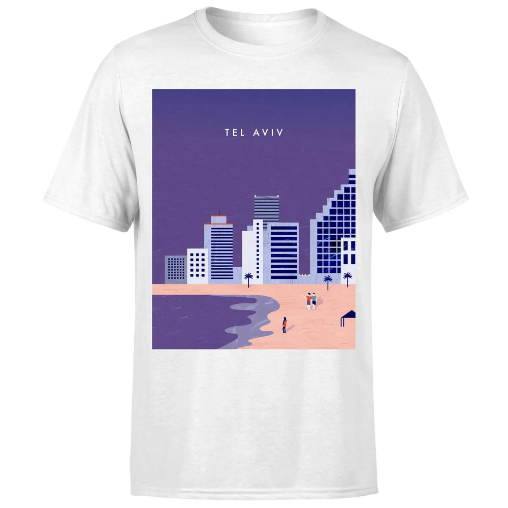 Tel Aviv Men's T-Shirt - White - 5XL Image 1