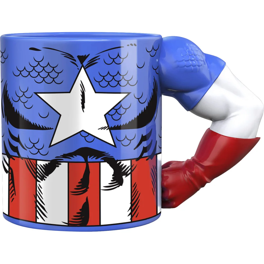 Meta Merch Marvel Captain America Arm Mug Image 1