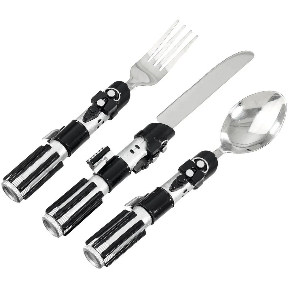 Funko Homeware Star Wars Darth Vader Lightsaber Handles Cutlery Set Image 1