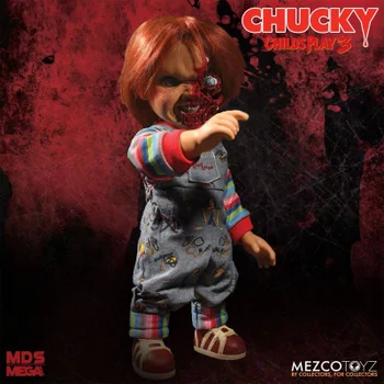Mezco Child's Play Pizza Face Chucky Talking Mega-Scale 15 Inch Doll