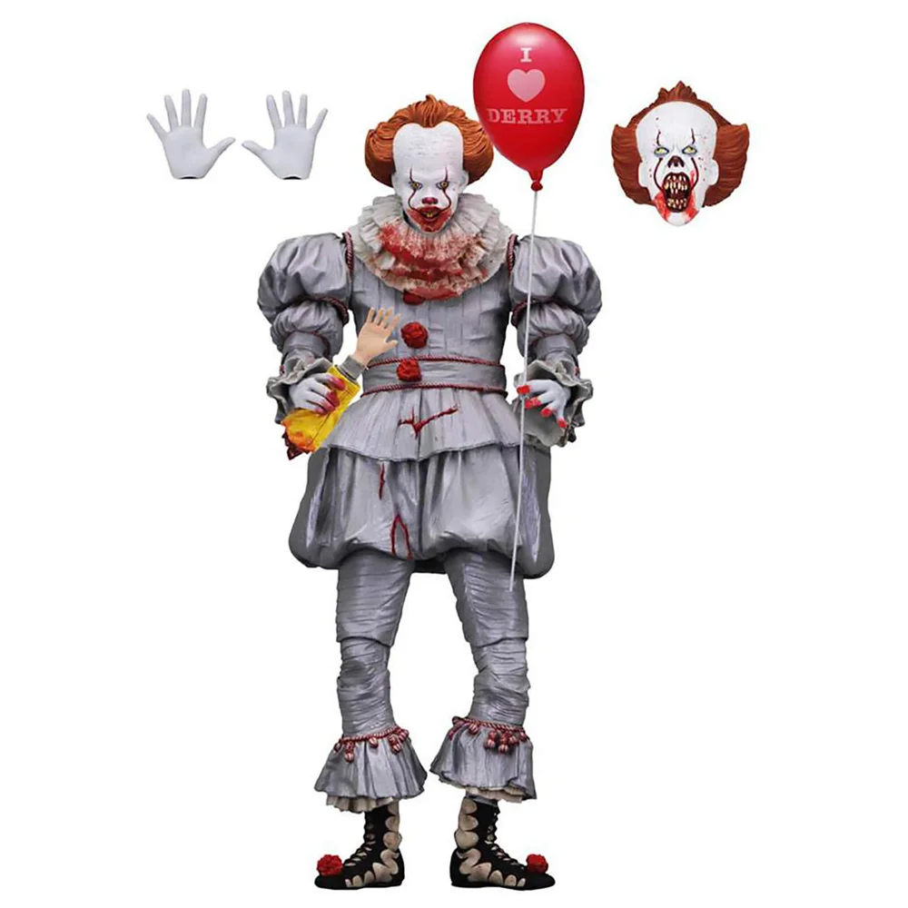 NECA IT Ultimate Pennywise "I Heart Derry" Action Figure Image 1