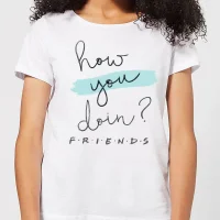 Friends How You Doin? Women's T-Shirt - White - undefined undefined