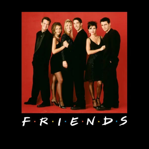 Friends Character Pose Women's T-Shirt - Black
