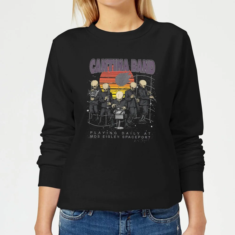 Star Wars Cantina Band At Spaceport Women's Sweatshirt - Black - S Image 1