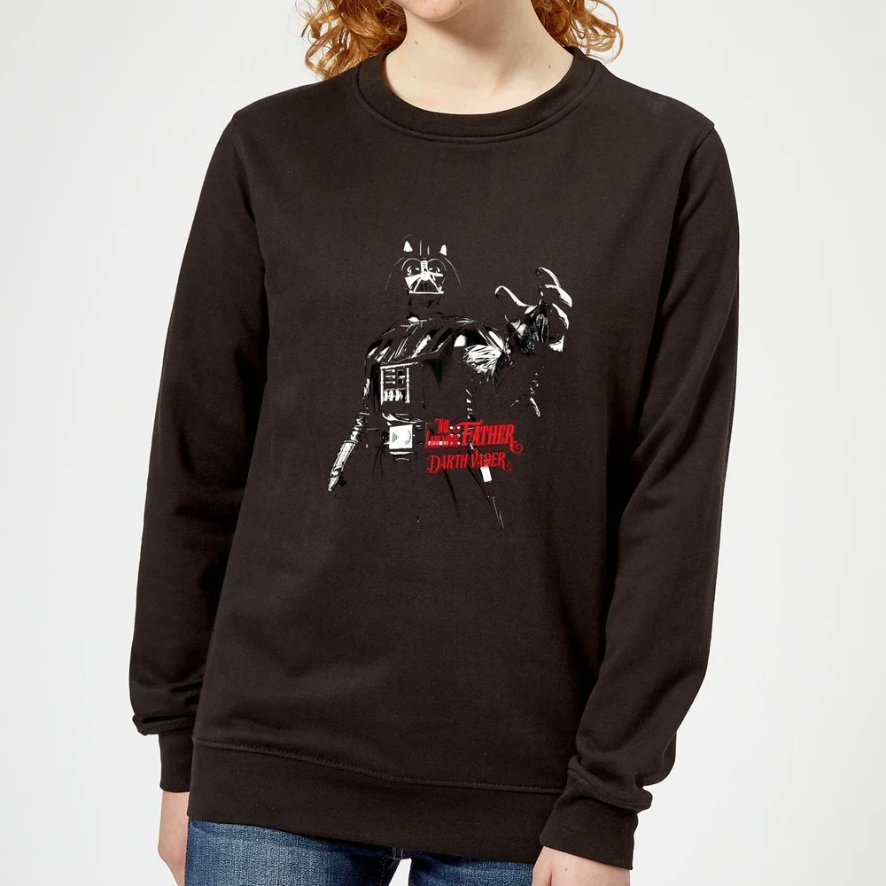 Star Wars Darth Vader I Am Your Father Women's Sweatshirt - Black - S Image 1