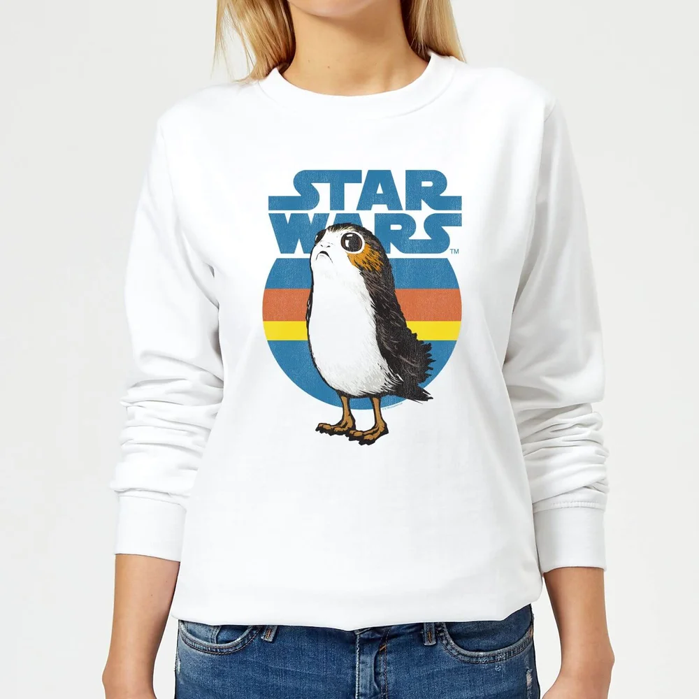 Star Wars Porg Women's Sweatshirt - White - S Image 1
