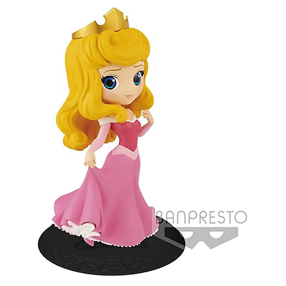 Banpresto Q Posket Disney Sleeping Beauty Princess Aurora Figure 14cm (Pink Dress) Image 1