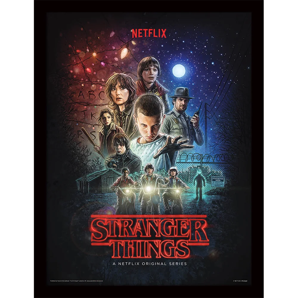 Strangers Things (One Sheet) Framed 30 x 40cm Print Image 1