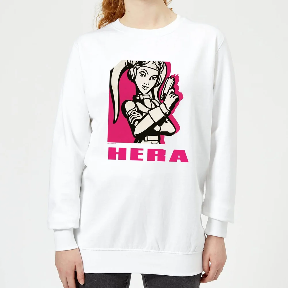 Star Wars Rebels Hera Women's Sweatshirt - White - S Image 1