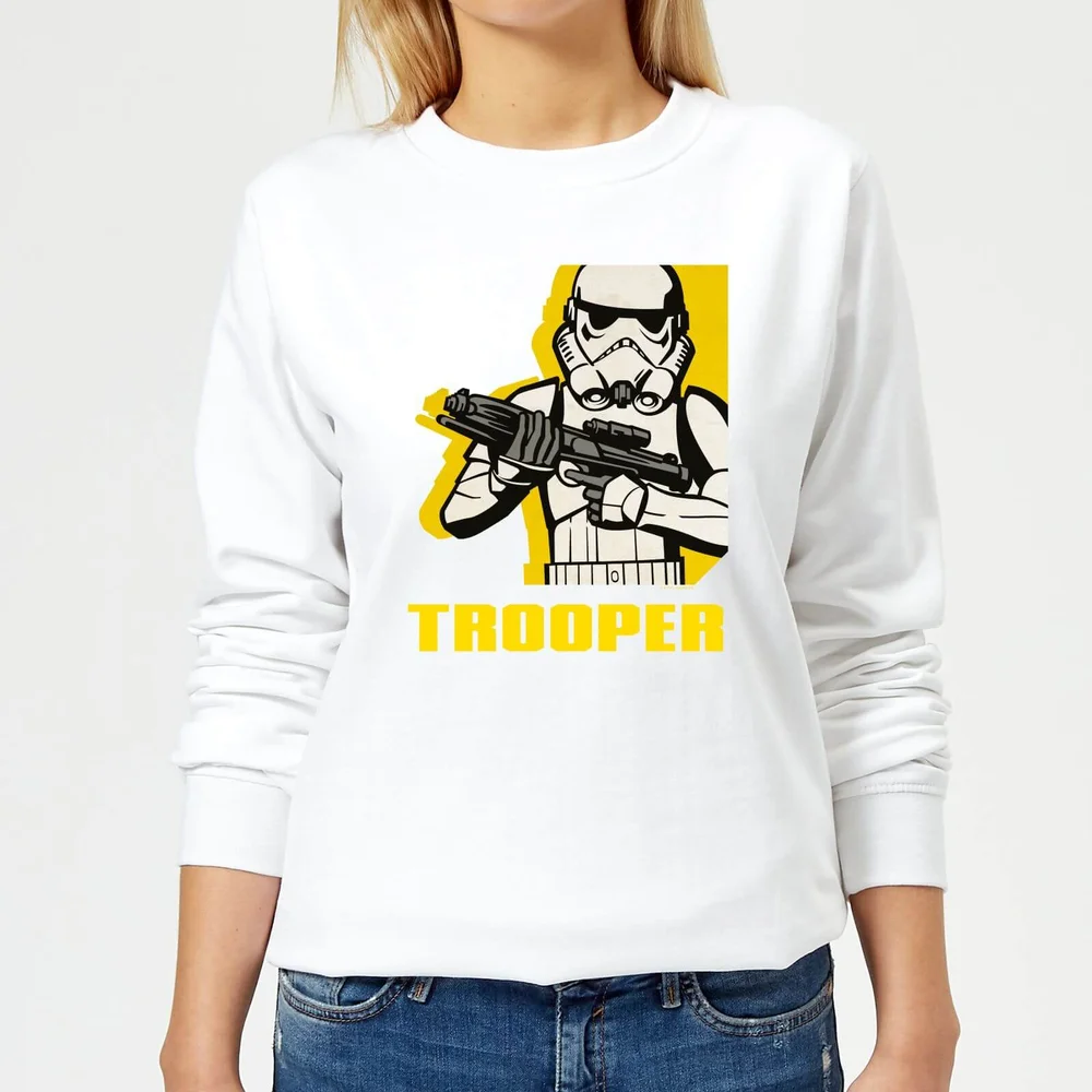 Star Wars Rebels Trooper Women's Sweatshirt - White - S Image 1