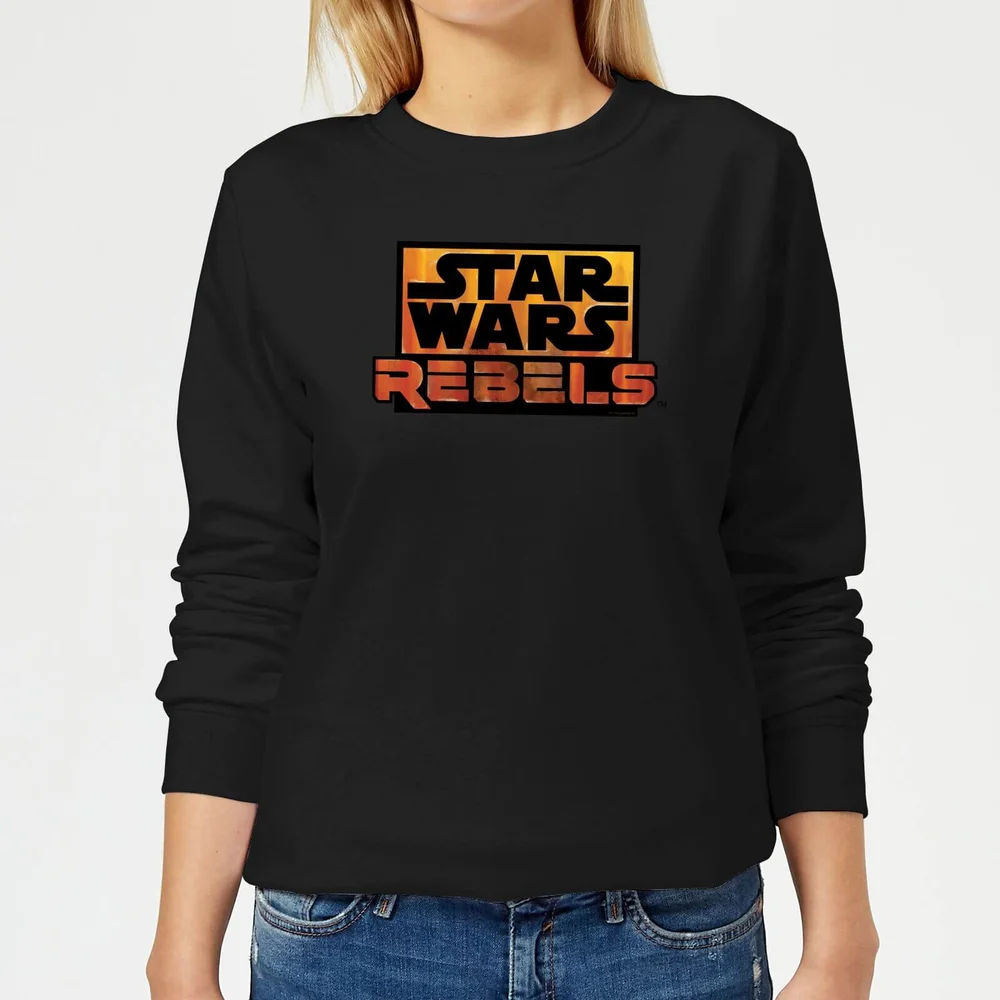 Star Wars Rebels Logo Women's Sweatshirt - Black - S Image 1
