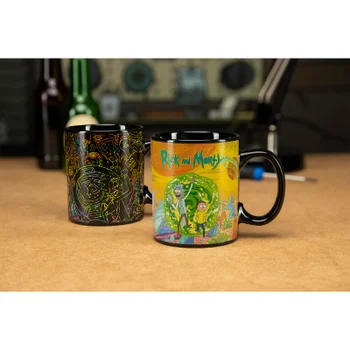 Rick and Morty Portals Heat Change Mug