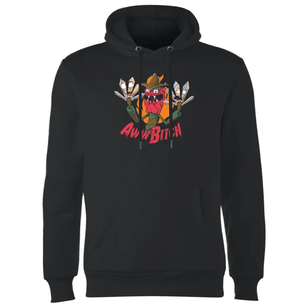 Rick and Morty Scary Terry Hoodie - Black - S Image 1