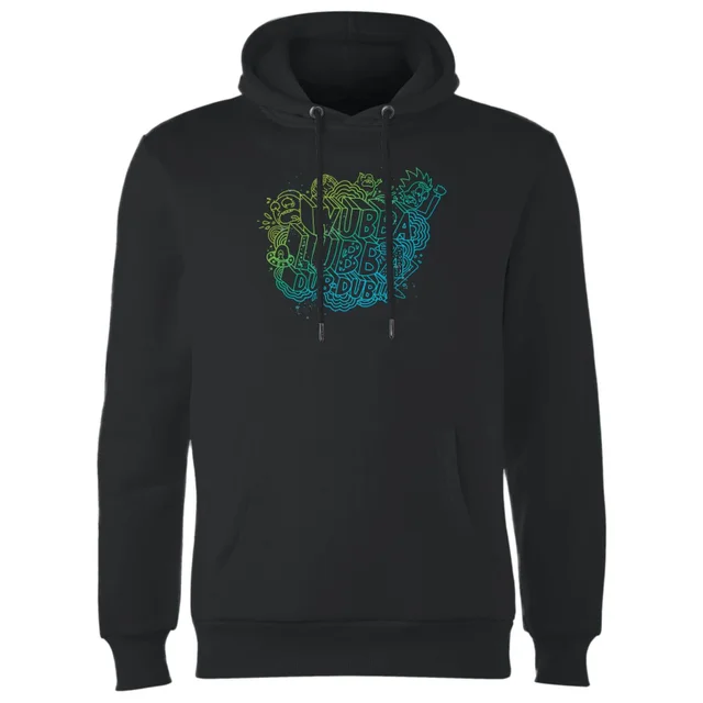 Rick and Morty Wubba Lubba Dub Dub Hoodie - Black