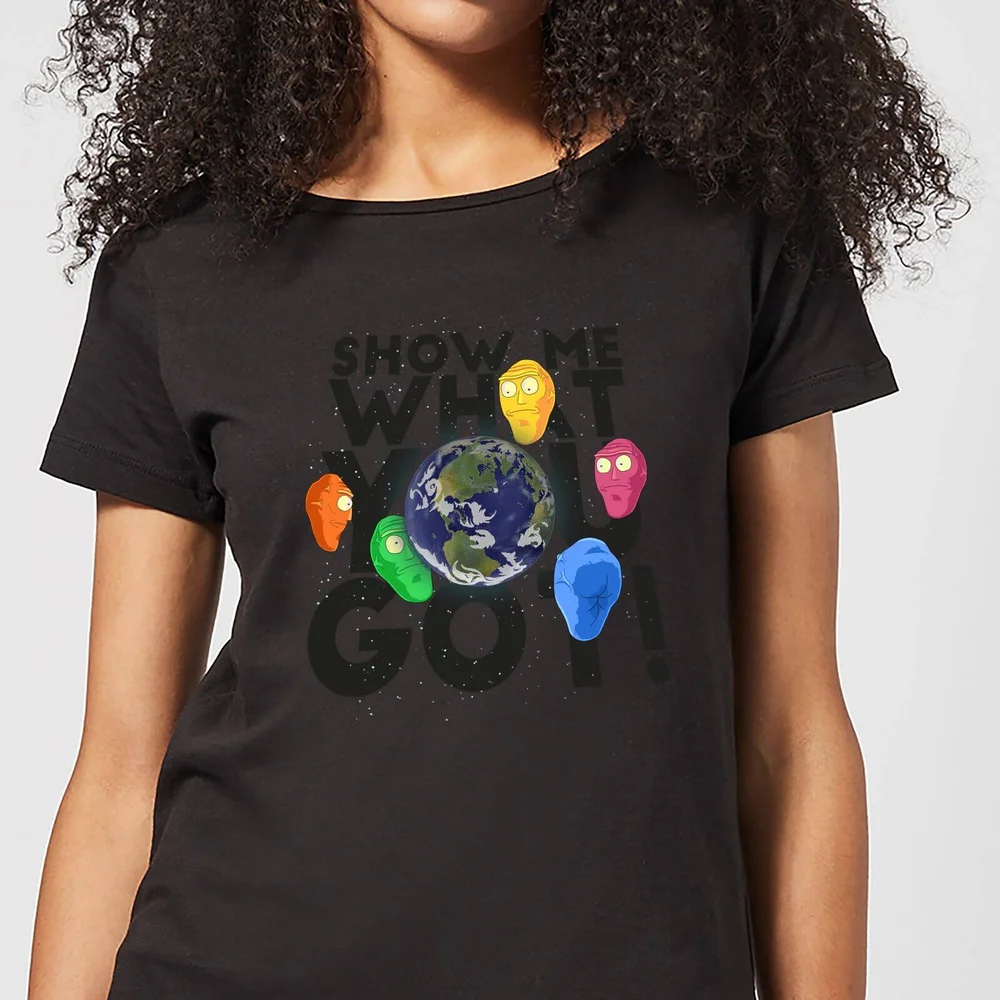 Rick and Morty Show Me What You Got Women's T-Shirt - Black - S Image 1