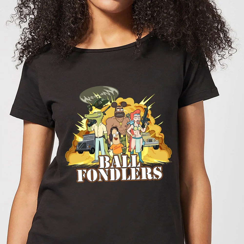 Rick and Morty Ball Fondlers Women's T-Shirt - Black - S Image 1