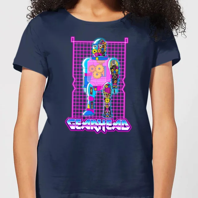 Rick and Morty Gearhead Women's T-Shirt - Navy