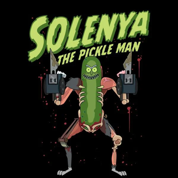 Rick and Morty Solenya Women's T-Shirt - Black