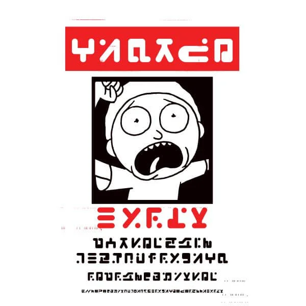 Rick and Morty Wanted Morty Women's T-Shirt - White