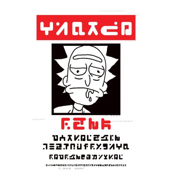 Rick and Morty Wanted Rick Women's T-Shirt - White