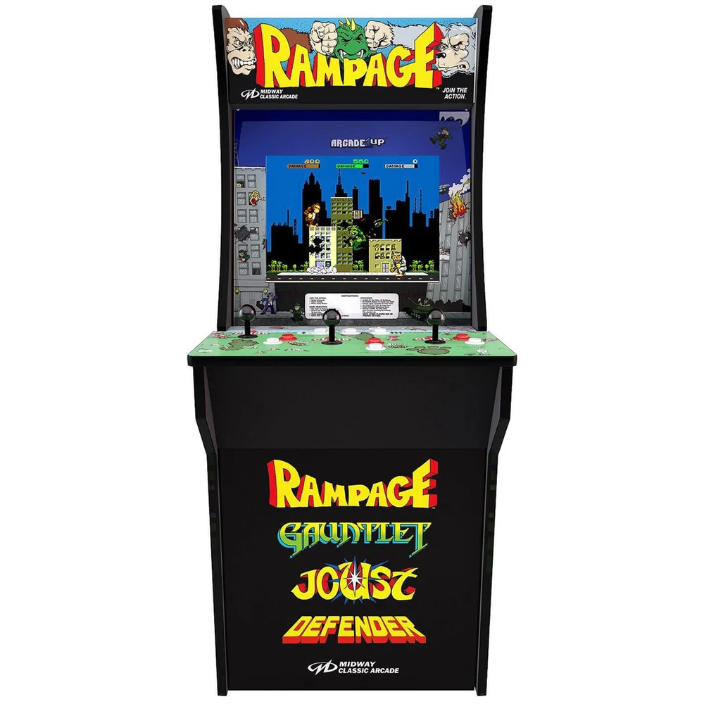 Sambro Arcade 1Up Midway: Rampage, Gauntlet, Joust, Defender At Home Arcade Machine Image 1