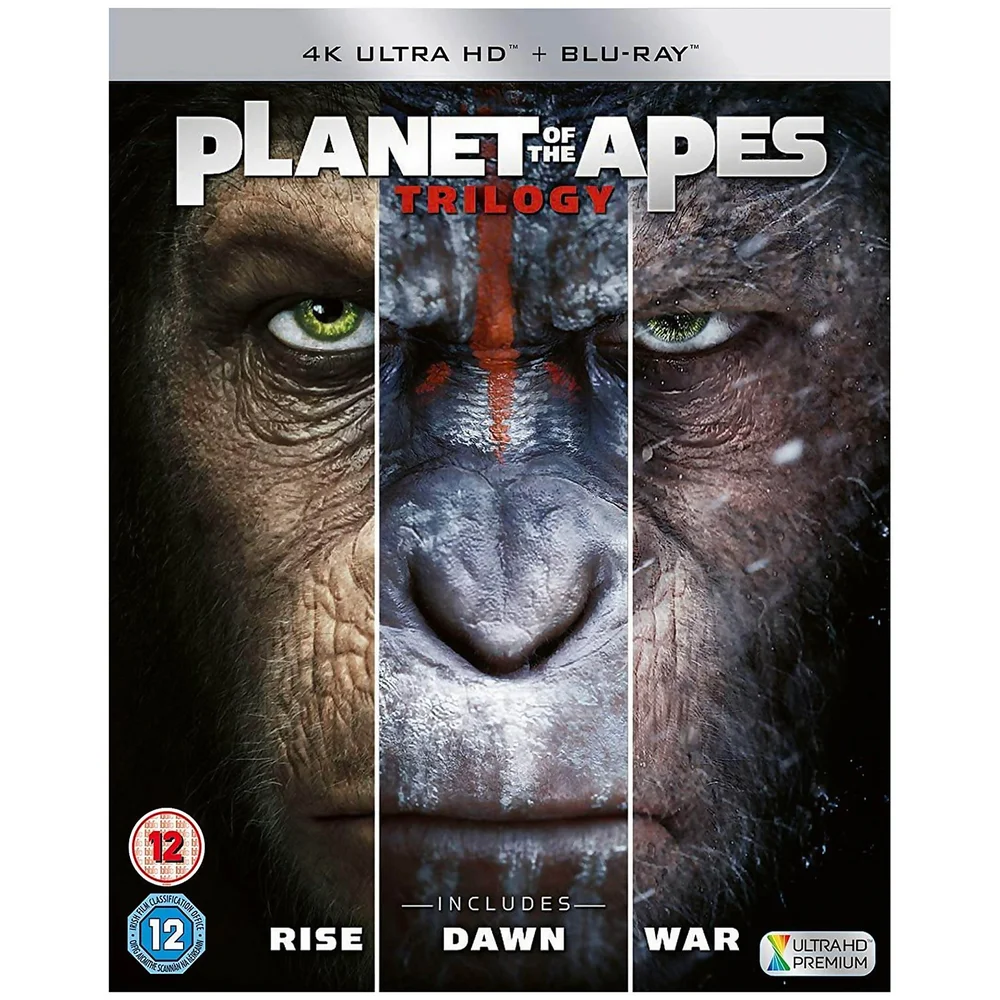 Planet Of The Apes Trilogy Boxset - 4K Ultra HD Image 1