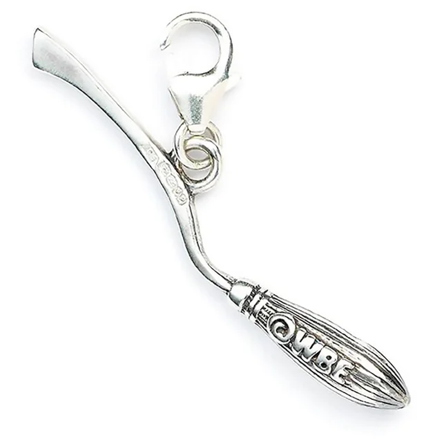 Harry Potter Sterling Silver Nimbus 2000 Broomstick Clip on Charm