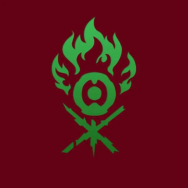 Magic The Gathering Gruul Symbol Men's T-Shirt - Burgundy