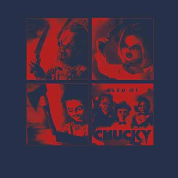Chucky Family Photo Men's T-Shirt - Navy