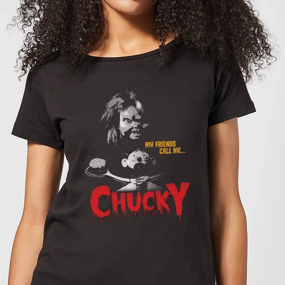Chucky My Friends Call Me Chucky Women's T-Shirt - Black - S Image 1