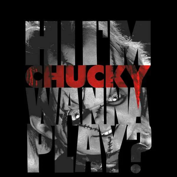 Chucky Typographic Sweatshirt - Black