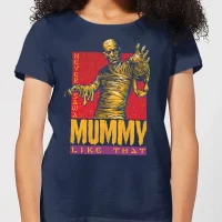 Universal Monsters The Mummy Retro Women's T-Shirt - Navy - undefined undefined
