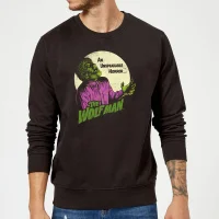 Universal Monsters The Wolfman Retro Sweatshirt - Black - undefined undefined