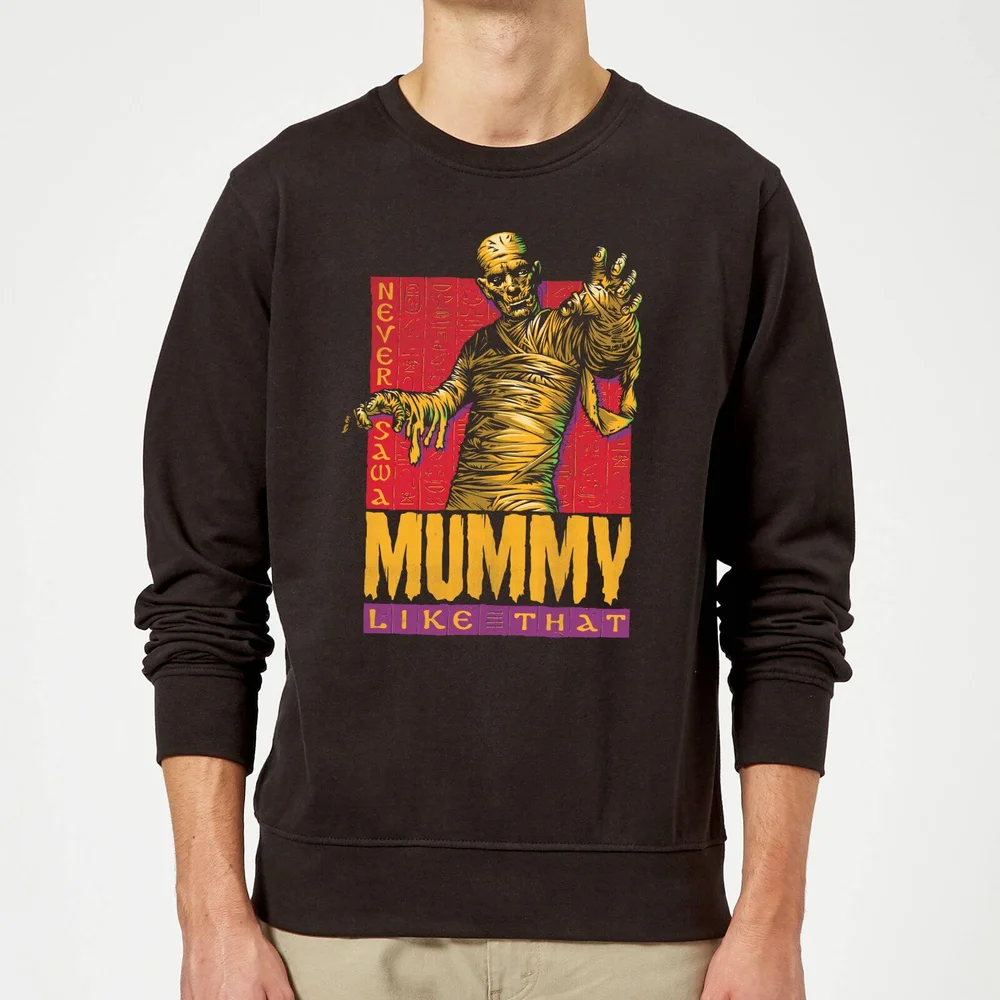 Universal Monsters The Mummy Retro Sweatshirt - Black - S Image 1