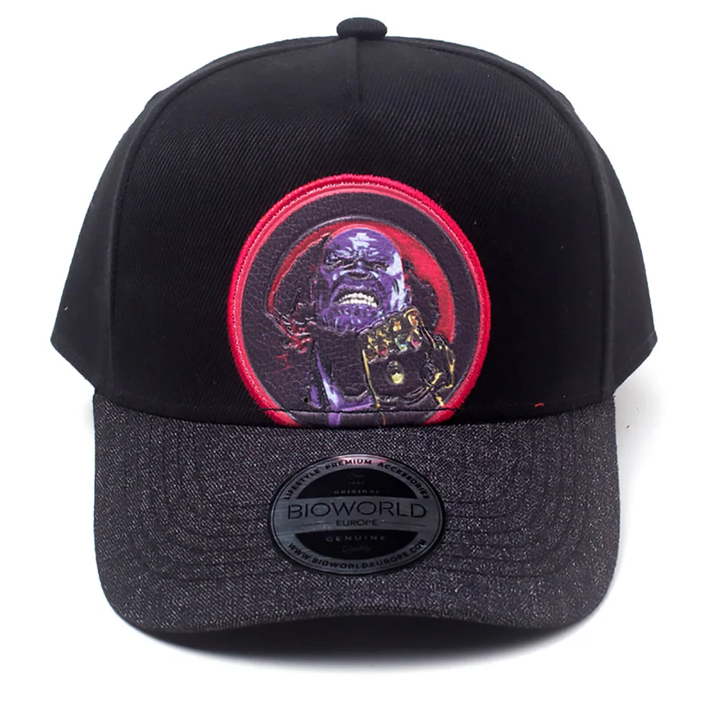Marvel Avengers Men's Thanos Curved Bill Cap - Black Image 1