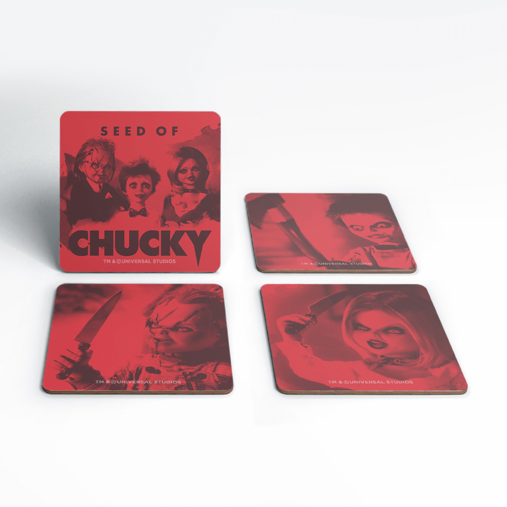 Chucky Family Coaster Set Image 1