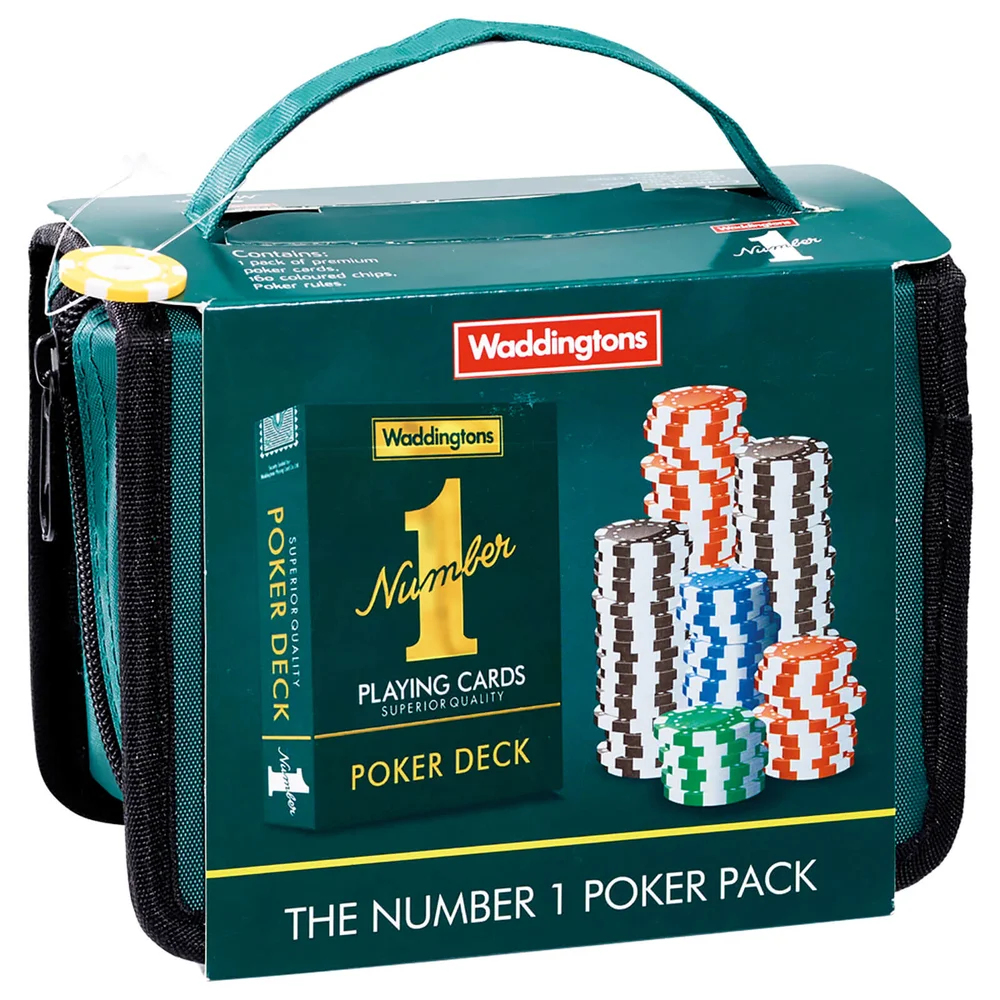 Waddingtons Number 1 Playing Cards - Poker Travel Set Edition Image 1