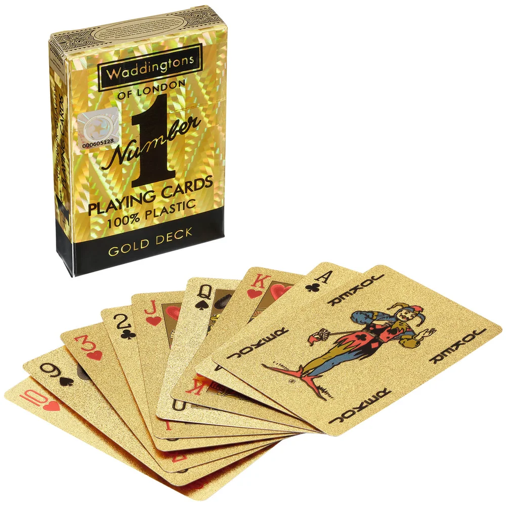 Waddingtons Number 1 Playing Cards - Gold Edition Image 1