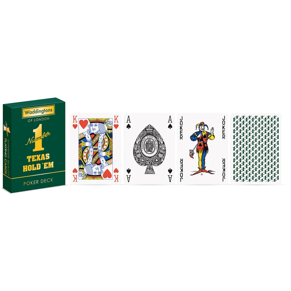Waddingtons Number 1 Playing Cards - Texas Hold Em Edition Image 1