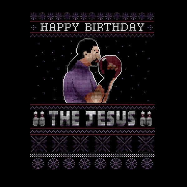 The Big Lebowski Happy Birthday The Jesus Women's T-Shirt - Black