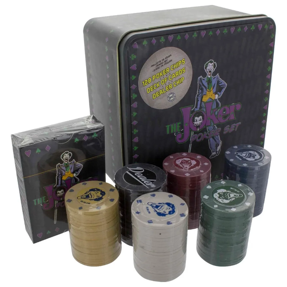 DC Comics The Joker Poker Set Image 1