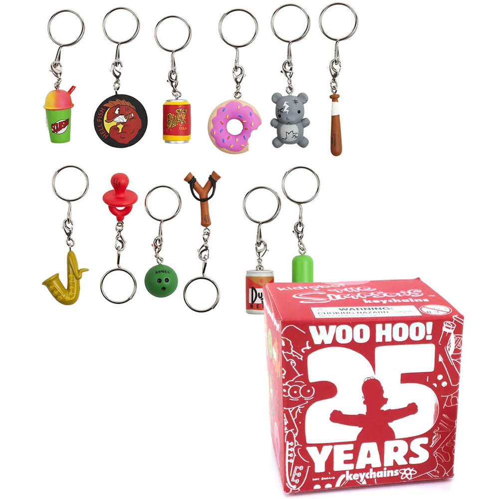 Kidrobot The Simpsons: 25th Anniversary Keychain Assortment Image 1