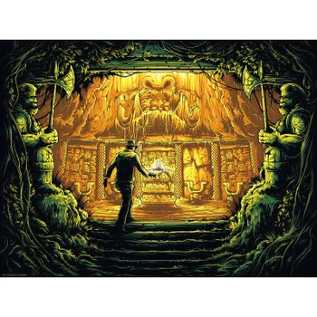 Indiana Jones "There is Nothing to Fear Here" Silkscreen Print by Dan Mumford