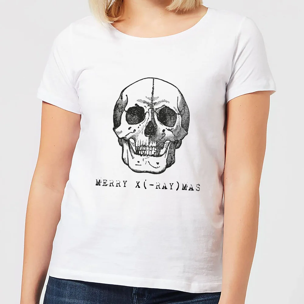 Merry X(-Ray) Mas Women's Christmas T-Shirt - White - XS - White Image 1