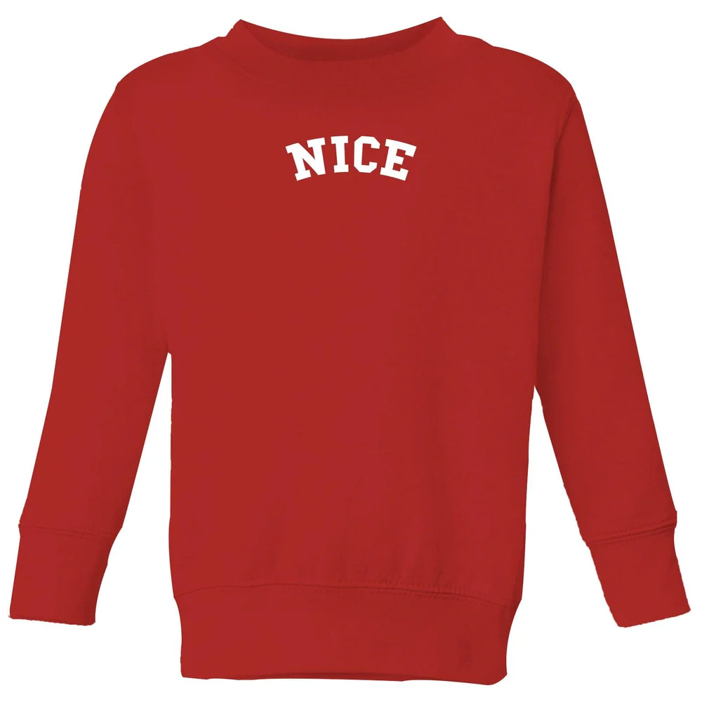 Nice Kids' Christmas Sweatshirt - Red - 3-4 Years Image 1